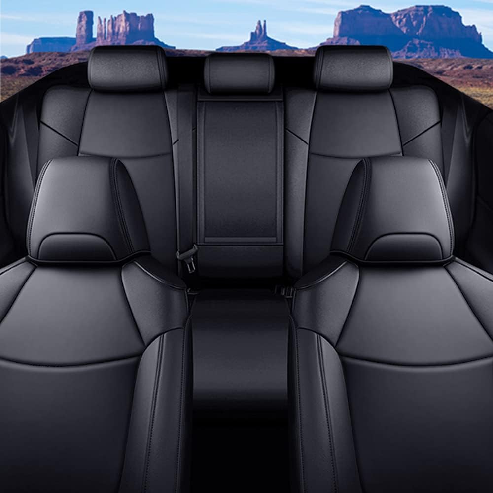 Faux Leather Waterproof Full Set Car Seat Covers T9210