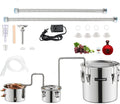5Gal 20L Alcohol Still with Electric Circulating Pump, Thumper Keg, Copper Tube Distiller, Home Brewing Kit L34863