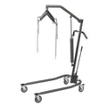 Hydraulic Patient Lift with Six Point Cradle, 5x22 Casters, Silver Vein O72245