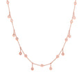 14K Rose Gold Diamond 0.85cttw 20 Inch Necklace M2601