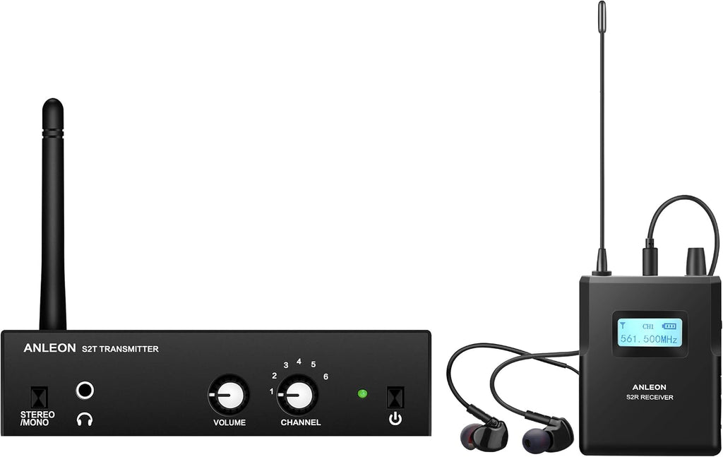 UHF Stereo Wireless Monitor System In-ear System V4198
