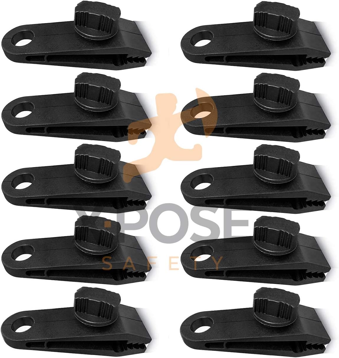 10 Pack Heavy Duty Reusable Tarp Clips W899