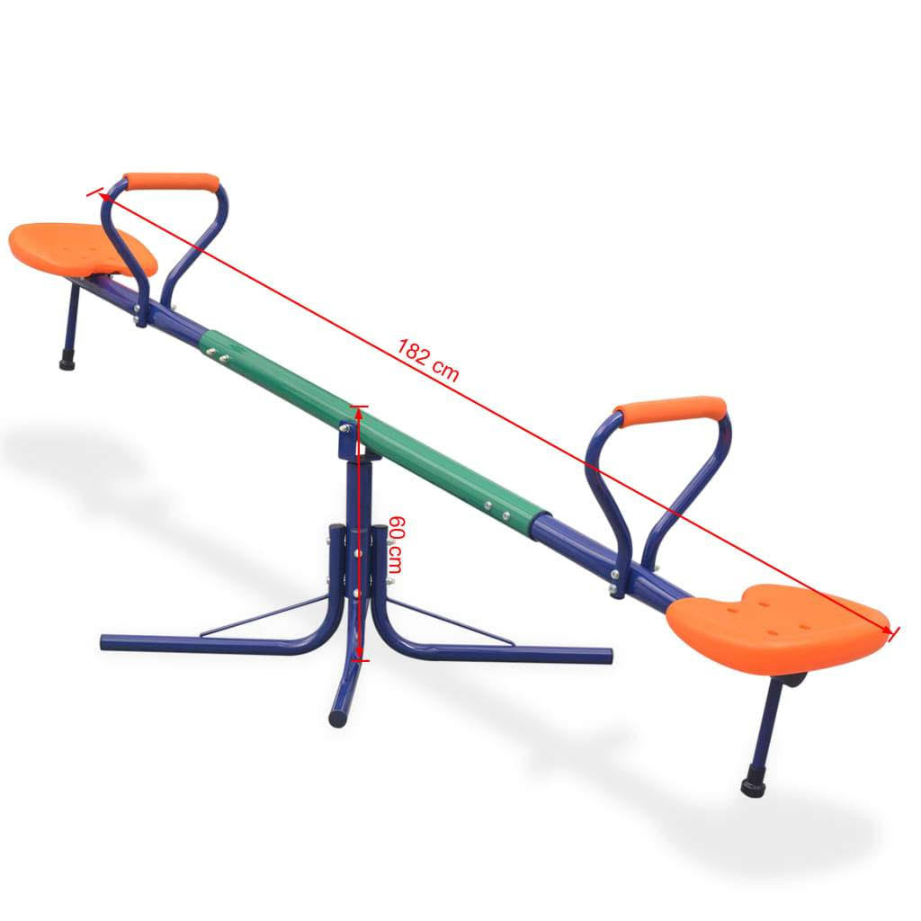 Orange 360-Degree Rotating Seesaw A650