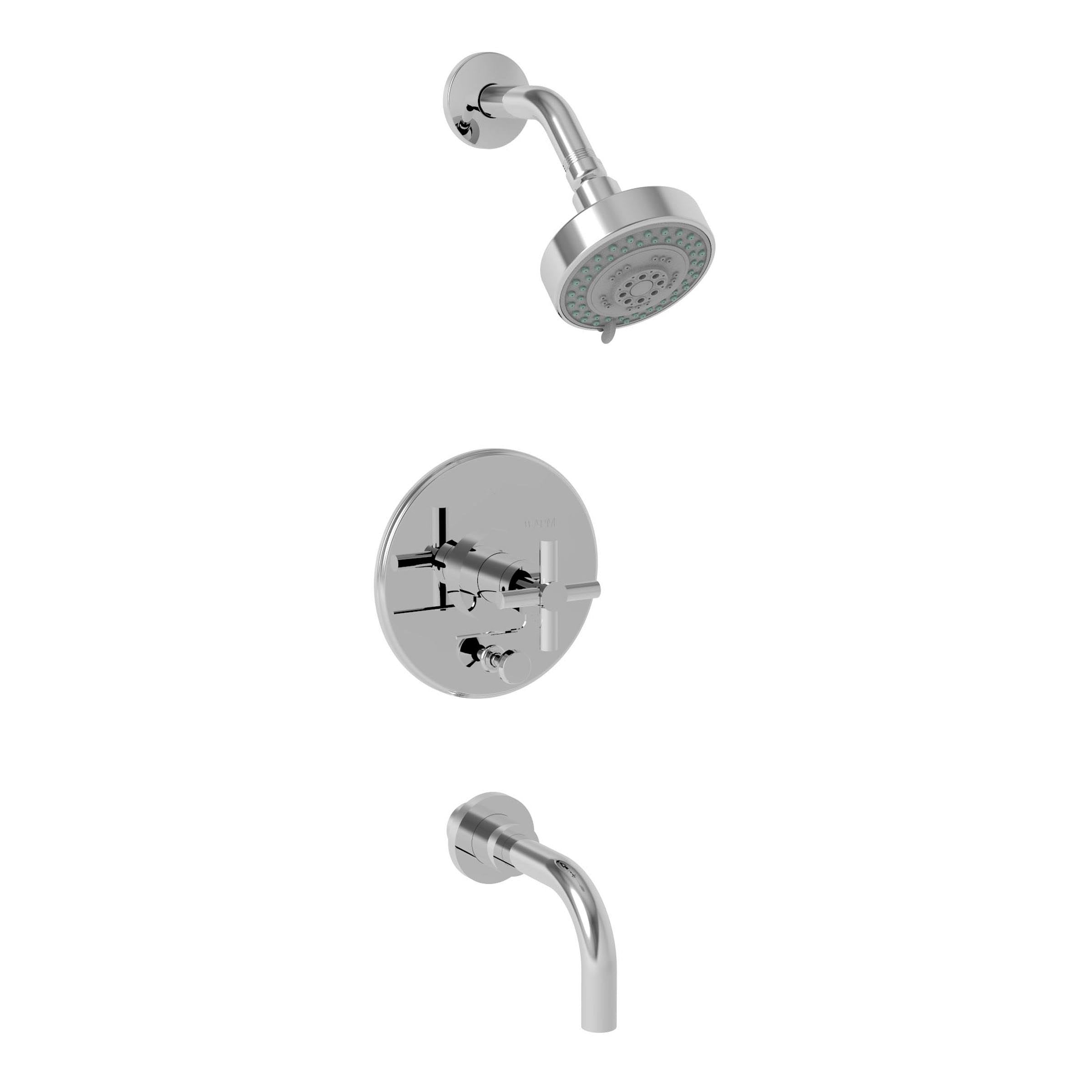 Polished Chrome Tub & Shower Trim Set O16312
