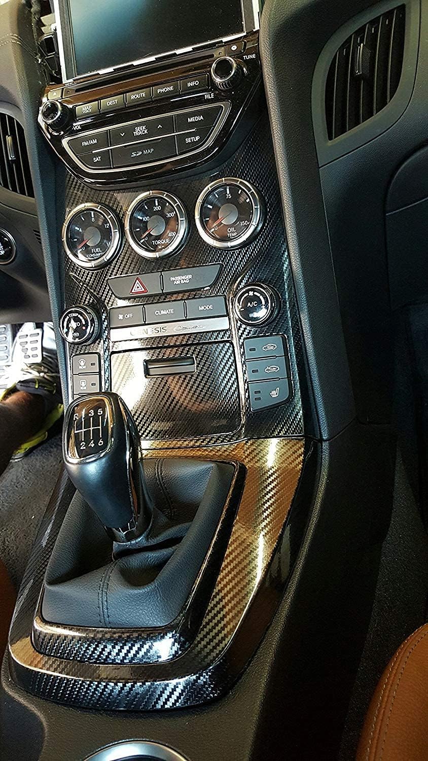 Black Carbon Fibre Vinyl Wrap Film (4ft x 5ft) Q933