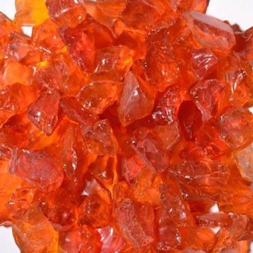 Chunky Orange Terrazzo Glass - 25 lbs B585