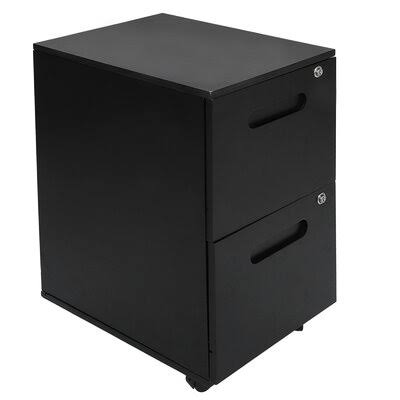 2-Drawer Mobile Vertical Filing Cabinet L422
