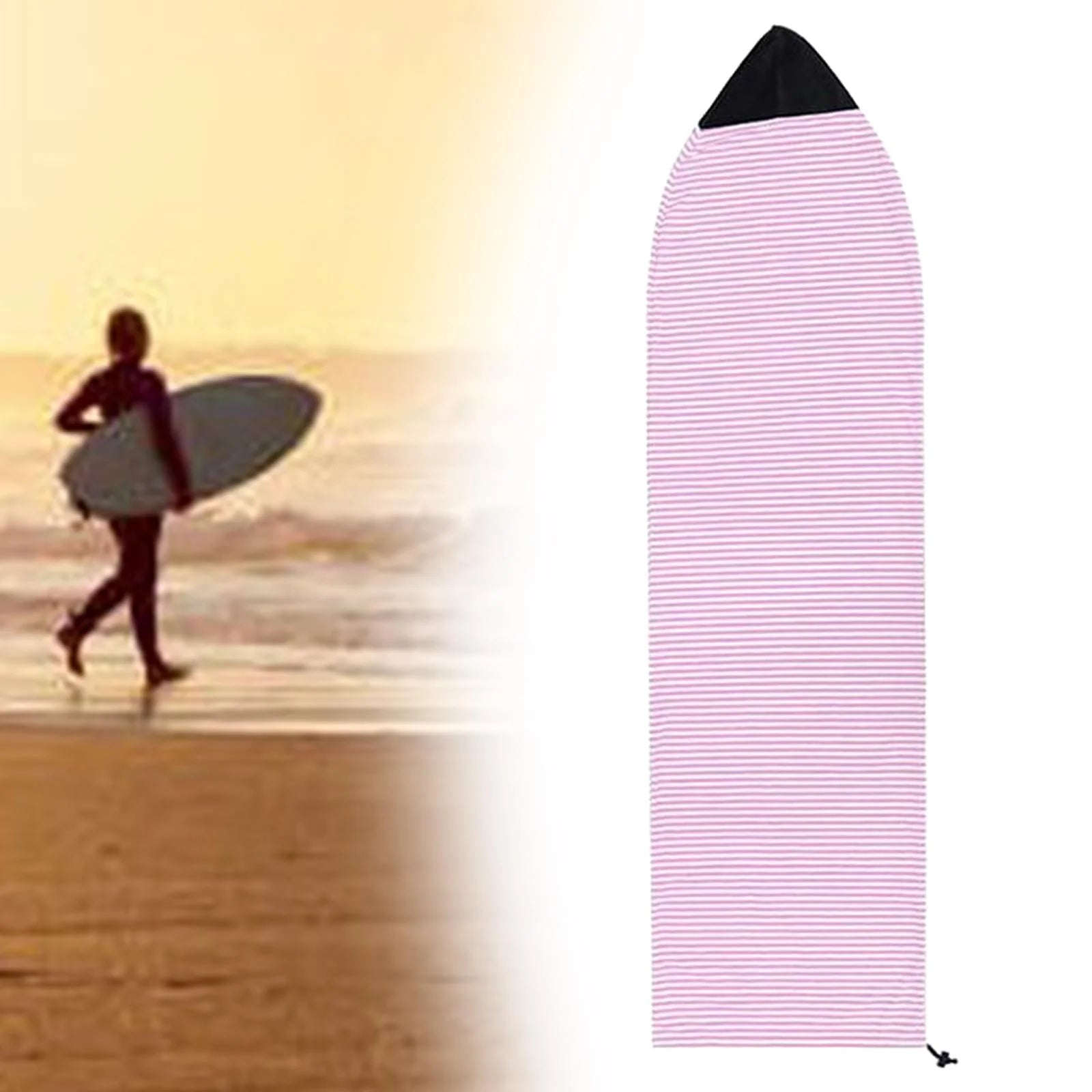 Pink 180cmx50cm Surfboard Cover O135695