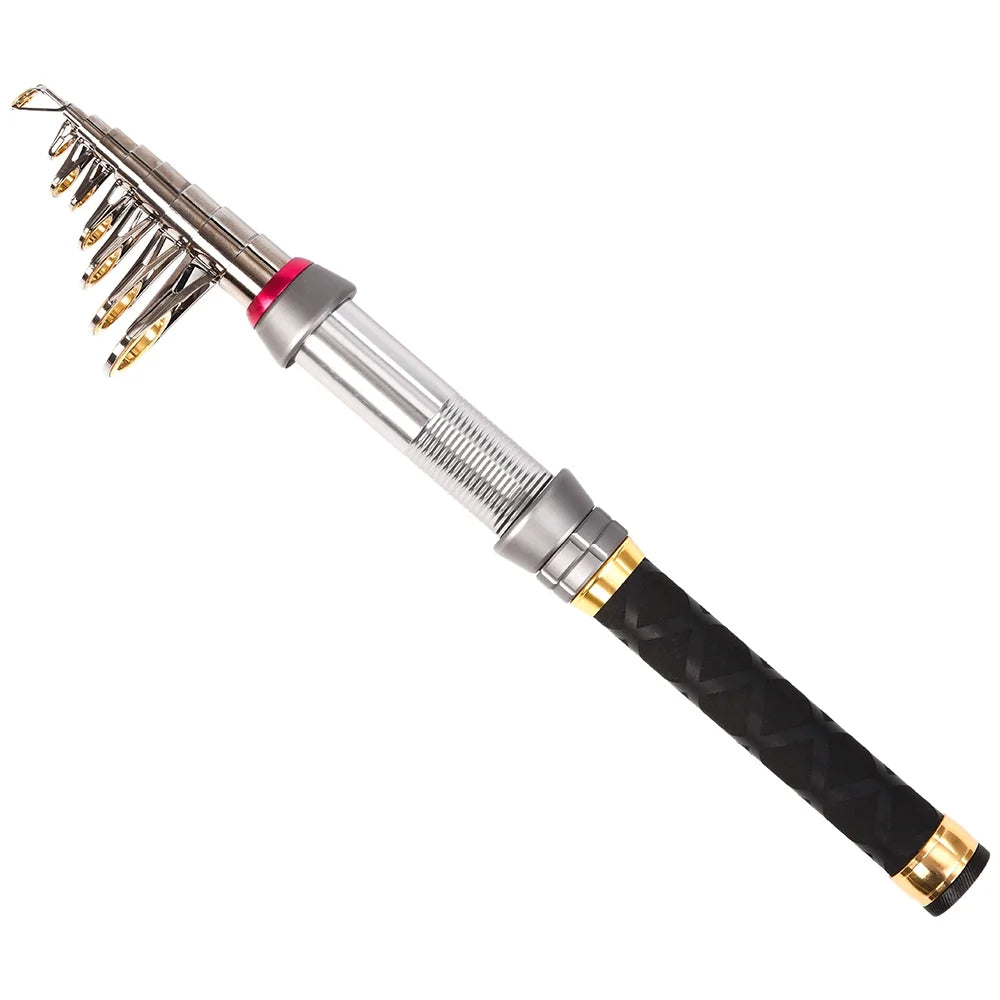 Carbon Fiber Telescopic Fishing Rod Reel Combo with Carrier Bag U632