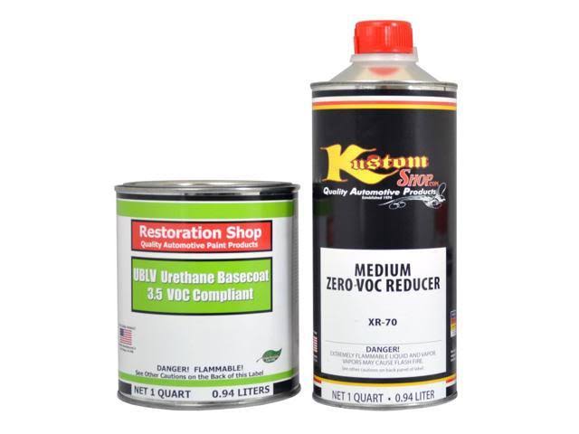 Oxford White Quart Low VOC Urethane Basecoat Paint Kit Y348657