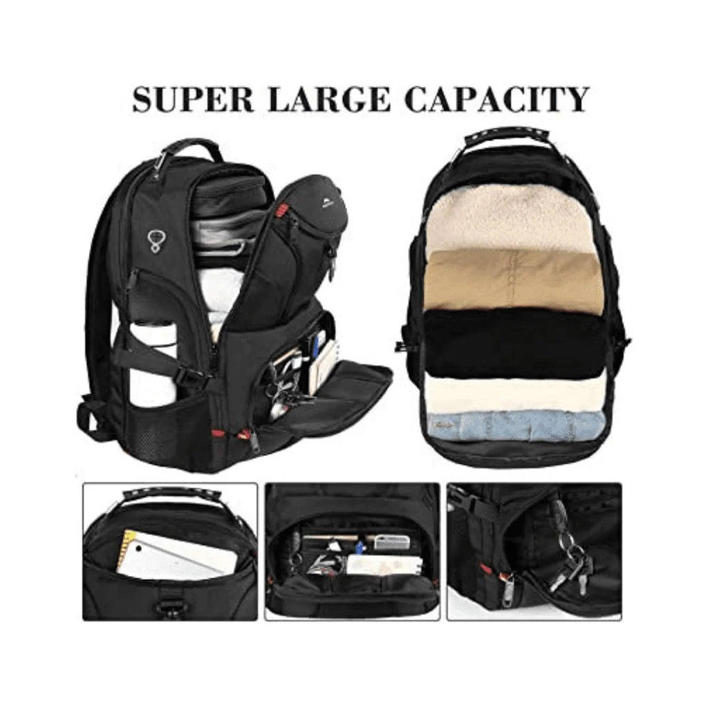Black 45L Anti-Theft Travel Laptop Backpack S202214