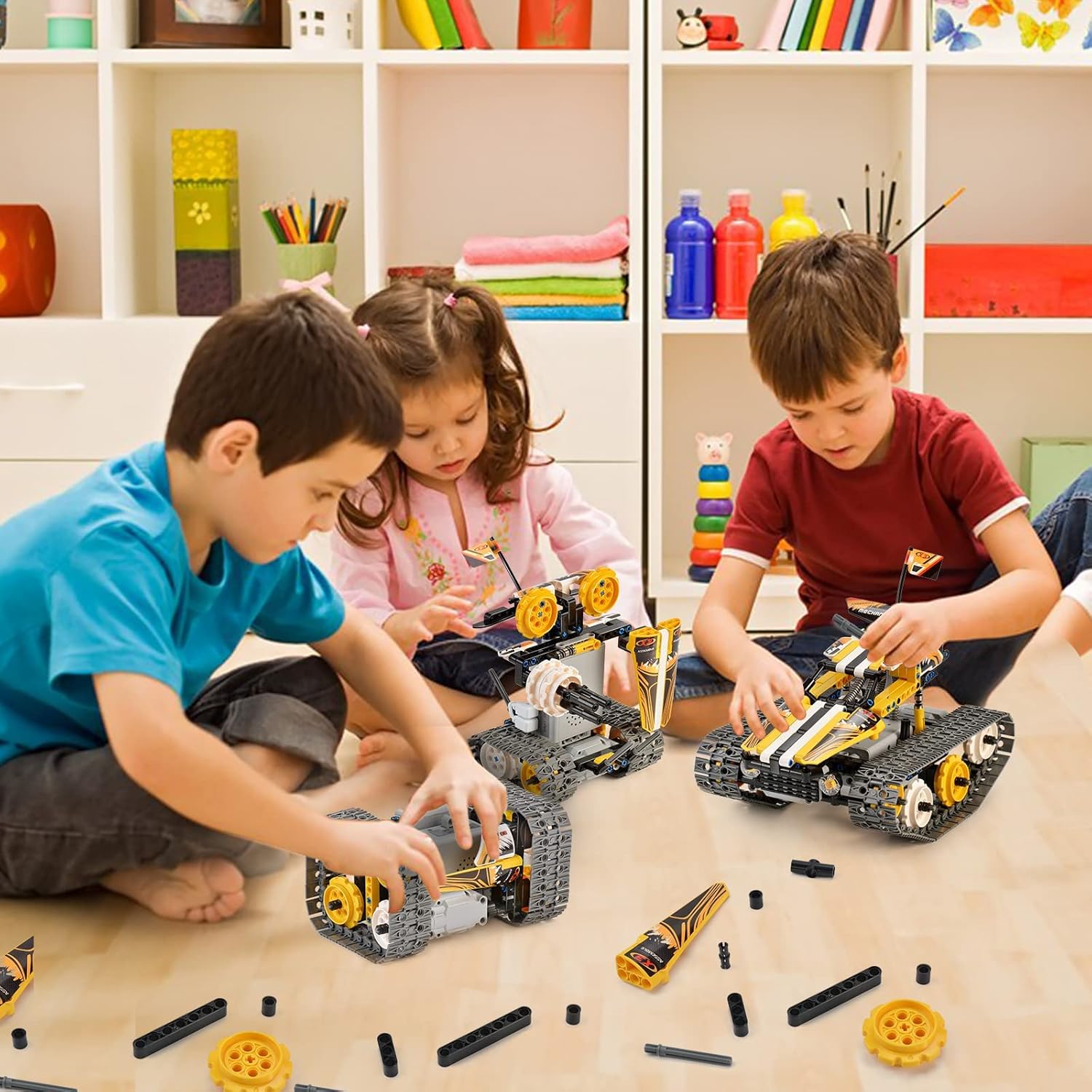 3-in-1 Remote Control Building Block Car Set (395 Pieces) Z4949