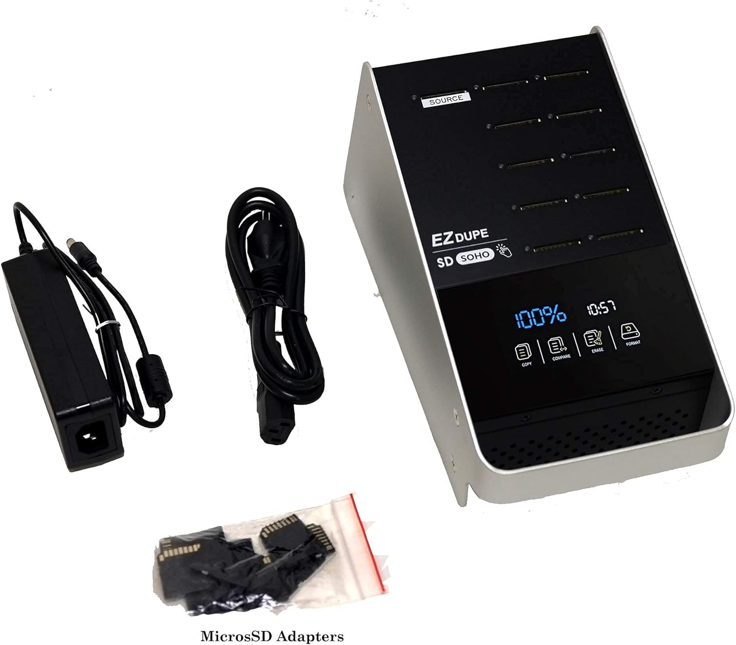 1 to 10 SD Duplicator with Touch Screen V2497