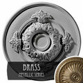 Hand-Painted Brass Ceiling Medallion P613