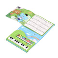 20-Key Electronic Piano Book with Built-In Keyboard L7582