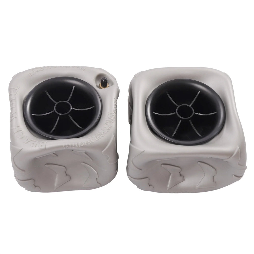 2pcs 9'' Inflatable Wheels Replacement Sand Tire PVC for Kayak Dolly Cart A897