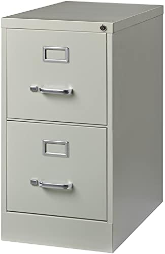 Light Gray 2-Drawer Vertical File Cabinet J330501