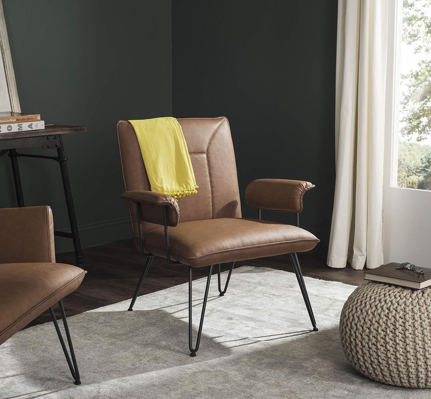 Camel Brown Arm Chair X83090