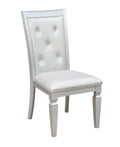 Silver Side Chair Set of 2 L51366