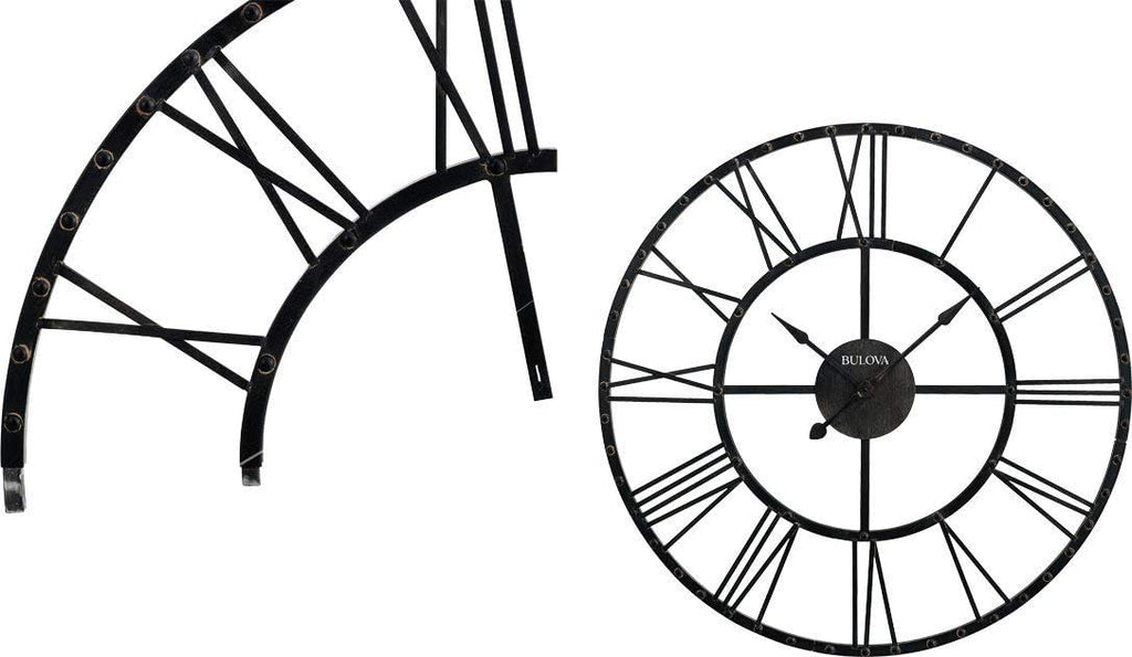Black Wall Clock V3724