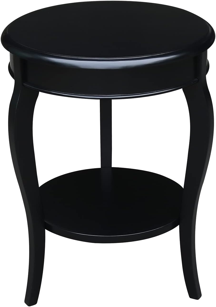 Heather Grey-Antique Washed Round End Table H5608