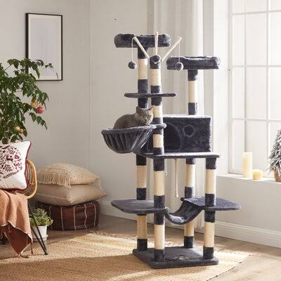 Smoky Gray Cat Condo J79951