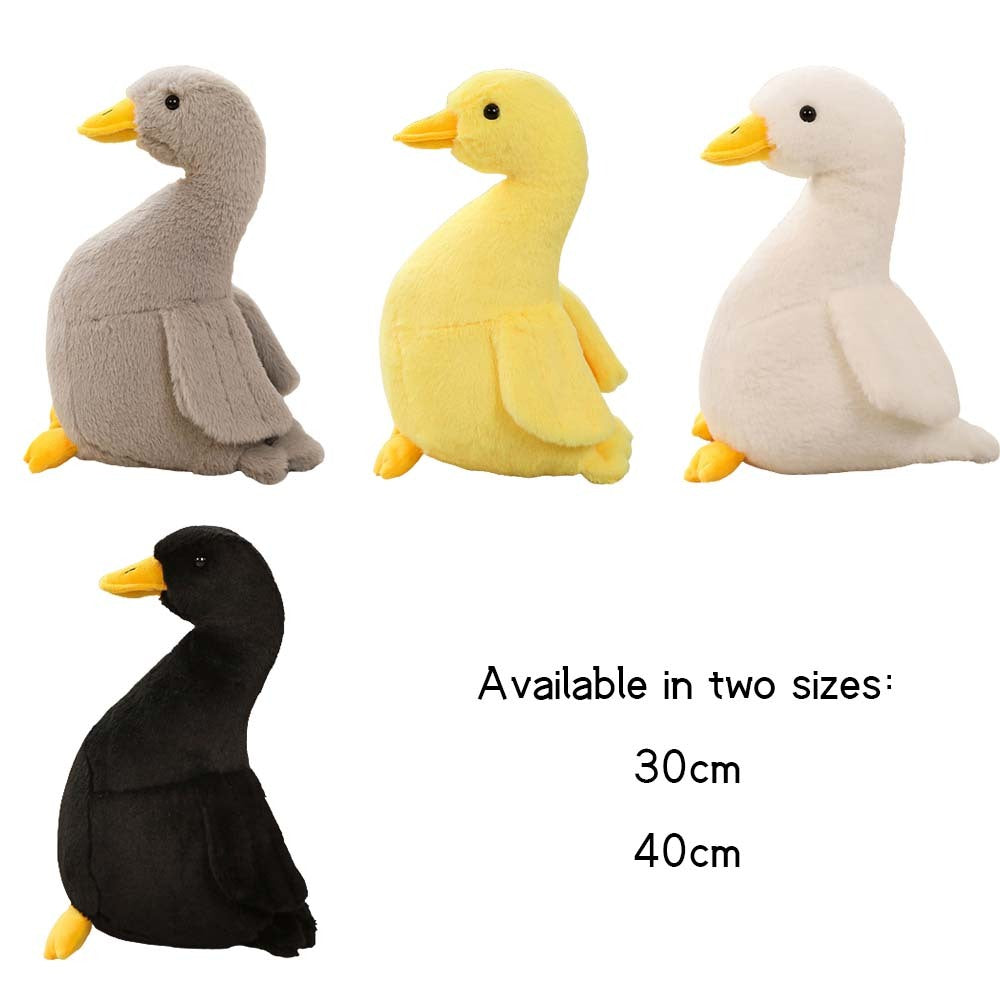 Black 30cm Duck Plush Doll Stuffed Toy Q817