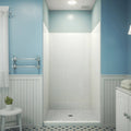 White Shower Backwalls Kit Q1917
