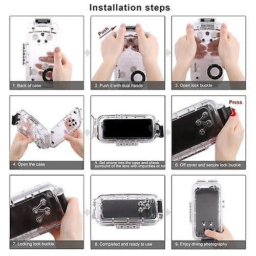 Diving Waterproof Case Smartphone Protective Cover M8452