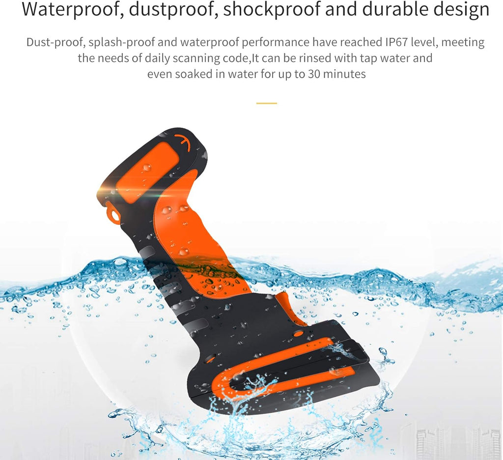2D Bluetooth Barcode Scanner with Stand, Pack of 2 G561451