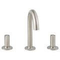 Brushed Nickel Widespread Bathroom Faucet with Knob Handles I665597