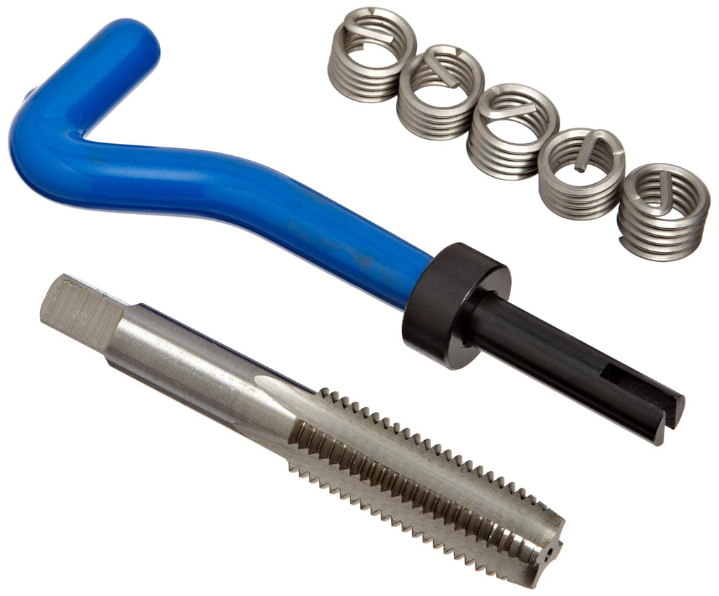 304 Stainless Steel Helical Threaded Insert Kit, 5/8-11 Thread Size, Pack of 5 L2425
