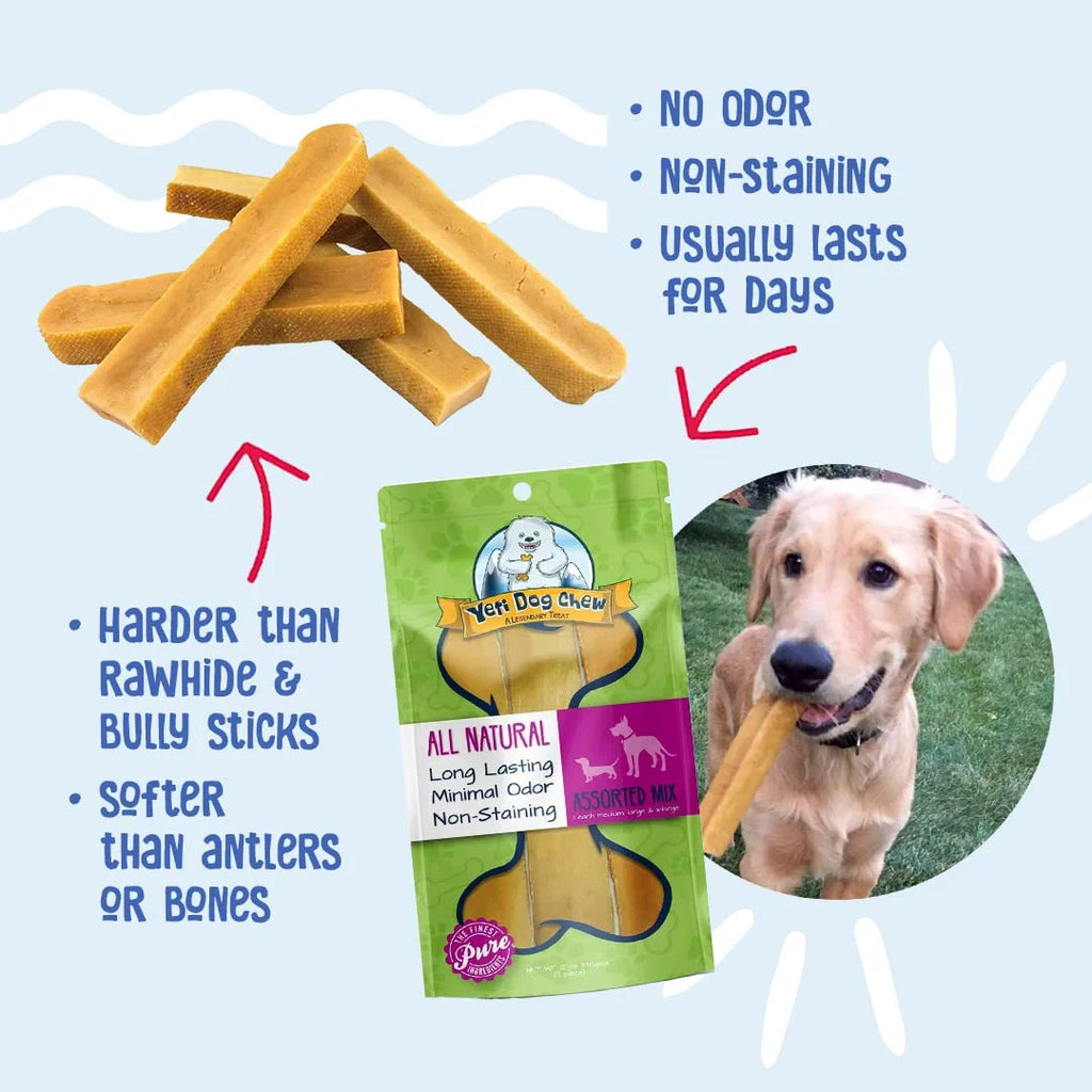 Yak Cheese Dog Chews, Bulk 3 Lb Box D63854