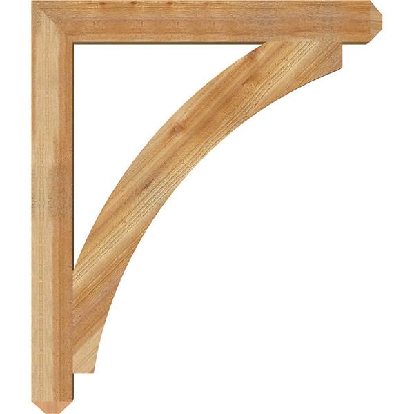 4x22W x 34x22D x 40x22H Craftsman Rough Sawn Bracket, Western Red Cedar K2275