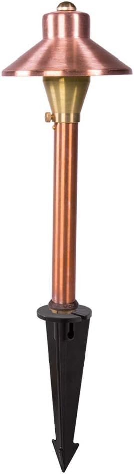 12V Copper Mini Path Light with LED Bulb P577652