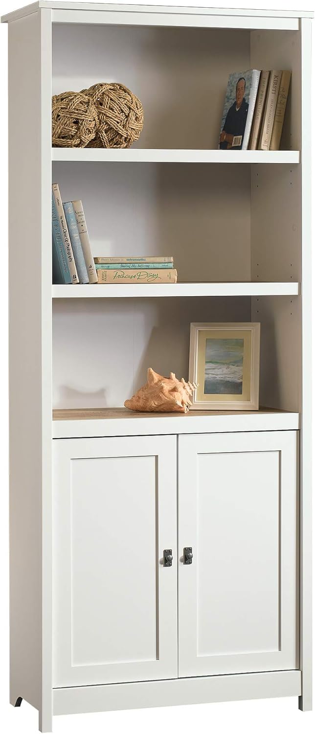 Soft White Library with Doors O712