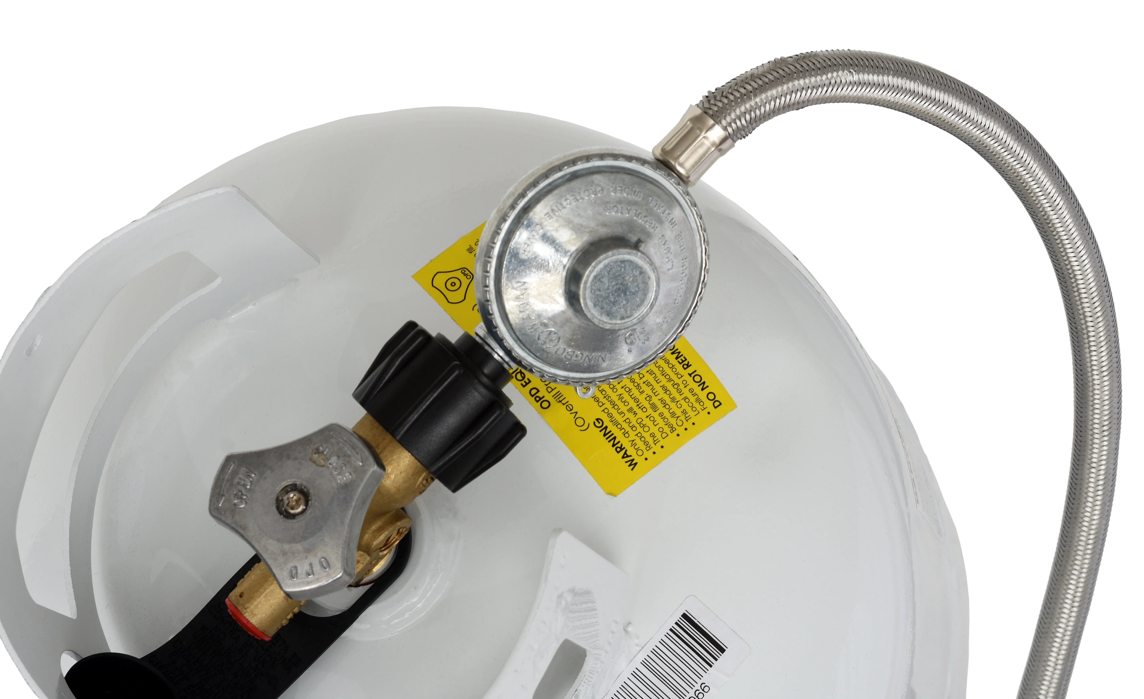 5 ft Stainless Steel Propane Adapter Hose with Regulator T829