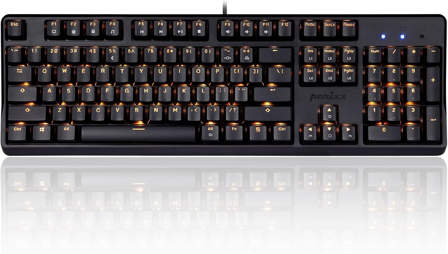 Mechanical Gaming Keyboard with RGB Backlighting, Pack of 2 X994601