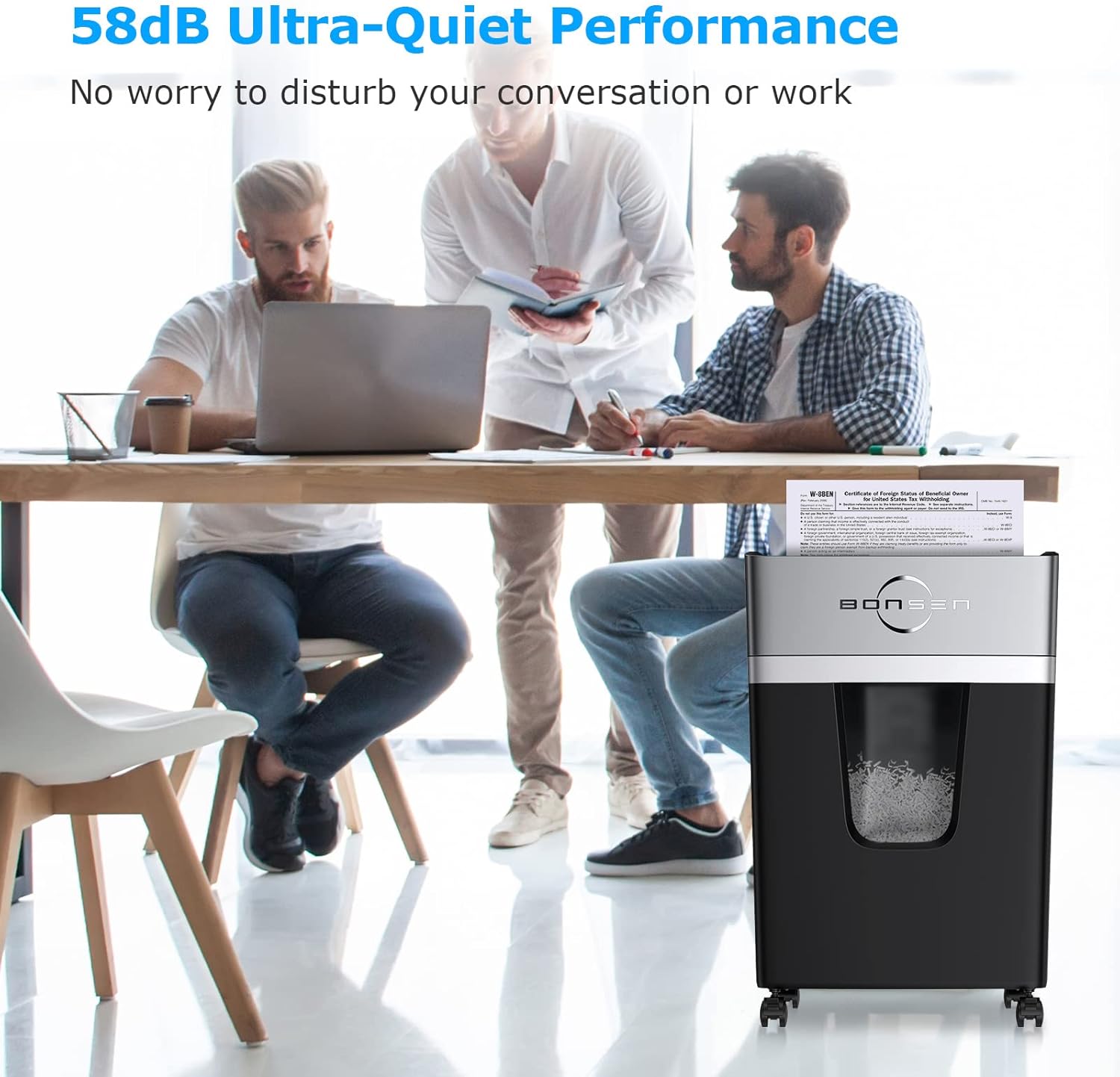 10-Sheet Micro-Cut Paper Shredder with Pullout Basket V205783