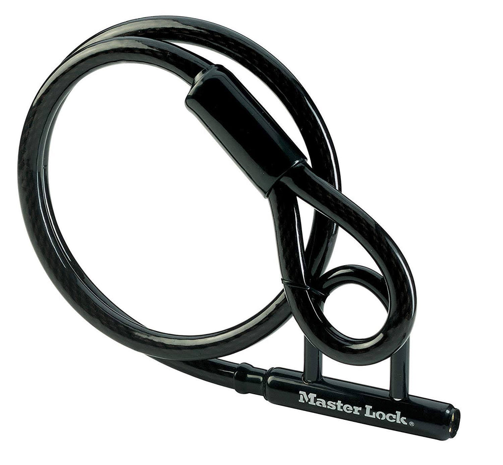 Braided Steel Cable with Mini U Lock 2 x 150 cm R835