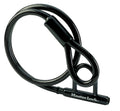 Braided Steel Cable with Mini U Lock 2 x 150 cm R835