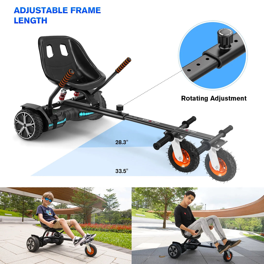 Hoverboard with Seat Attachment, Balancing Scooter L586763