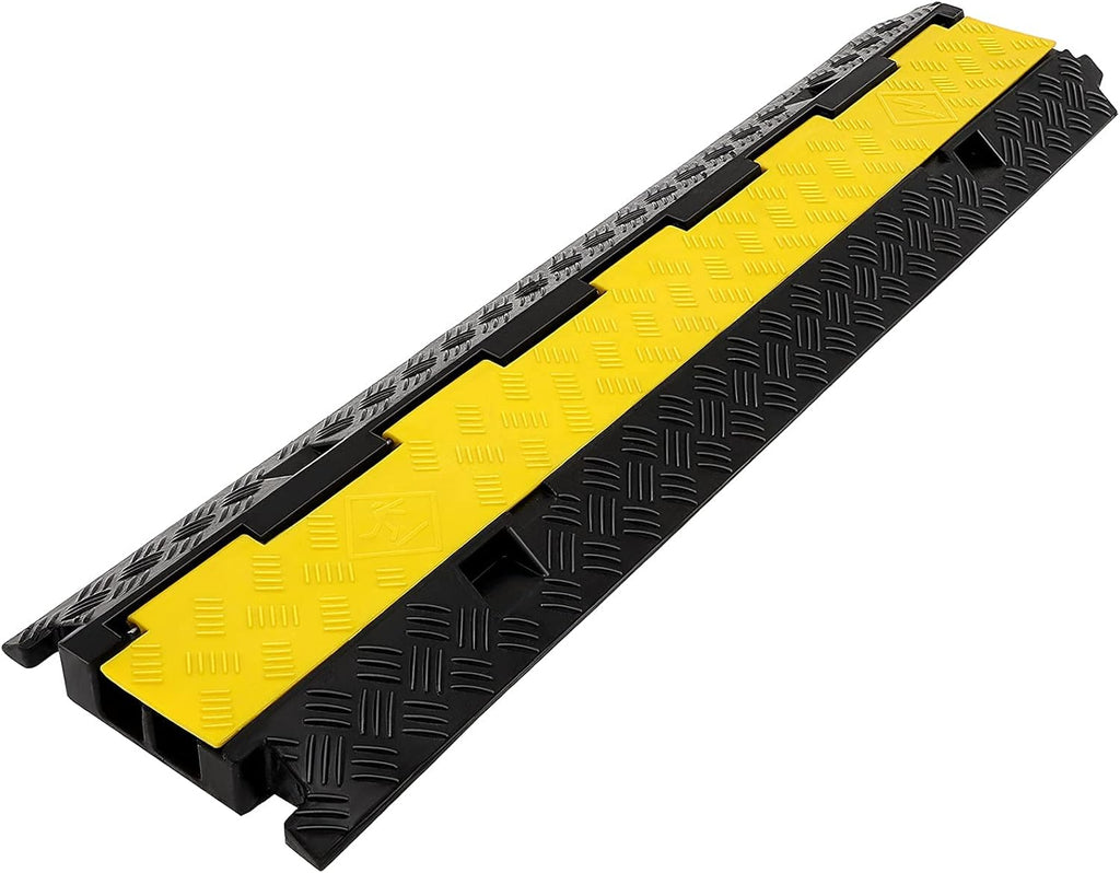 3 Pack Heavy Duty Rubber Cable Protector Ramp L2066