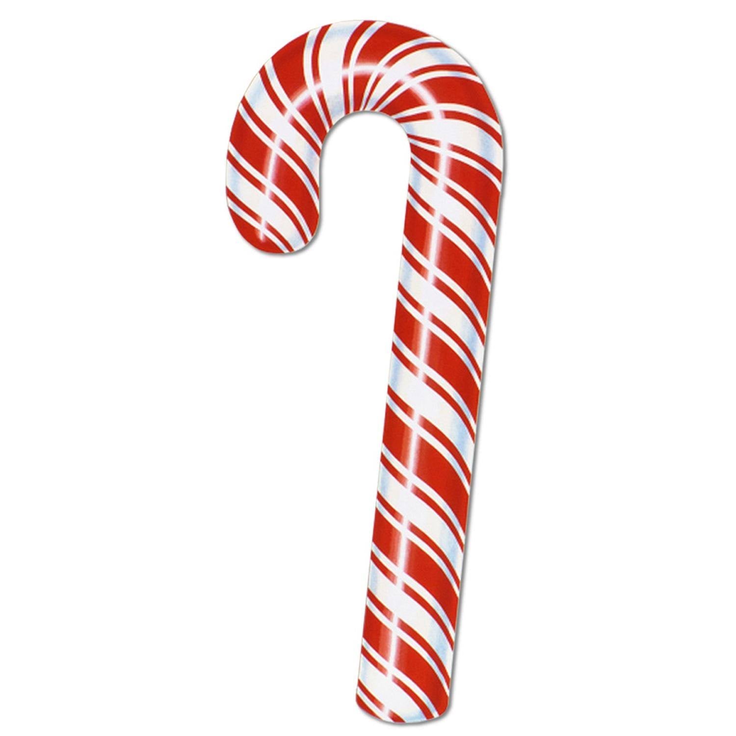 24 Red and White Candy Cane Cutout Christmas Decorations B8329