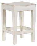 Antique White Counter Height Stool Set of 2 Q4043