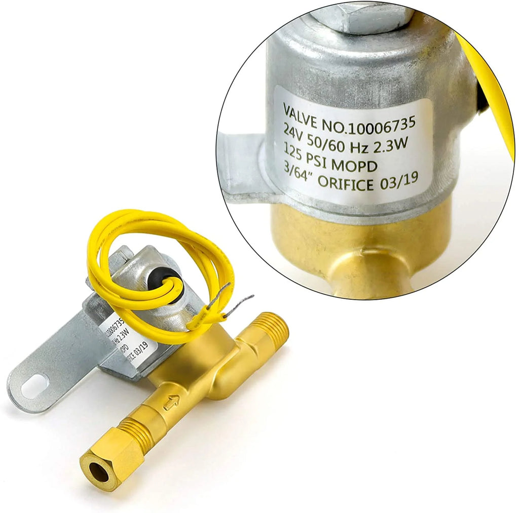 Solenoid Valve Brass 24V 2.3W 60Hz Yellow L9199