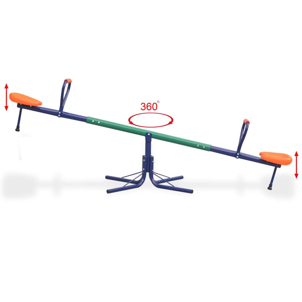 Orange 360-Degree Rotating Seesaw A650
