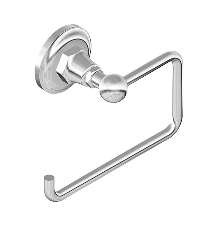 Wall Mount Tissue Holder in Unfinished Brass P9581