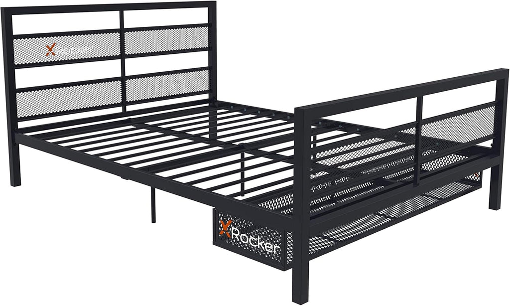 Black Basecamp Bed with TV Mount O5716