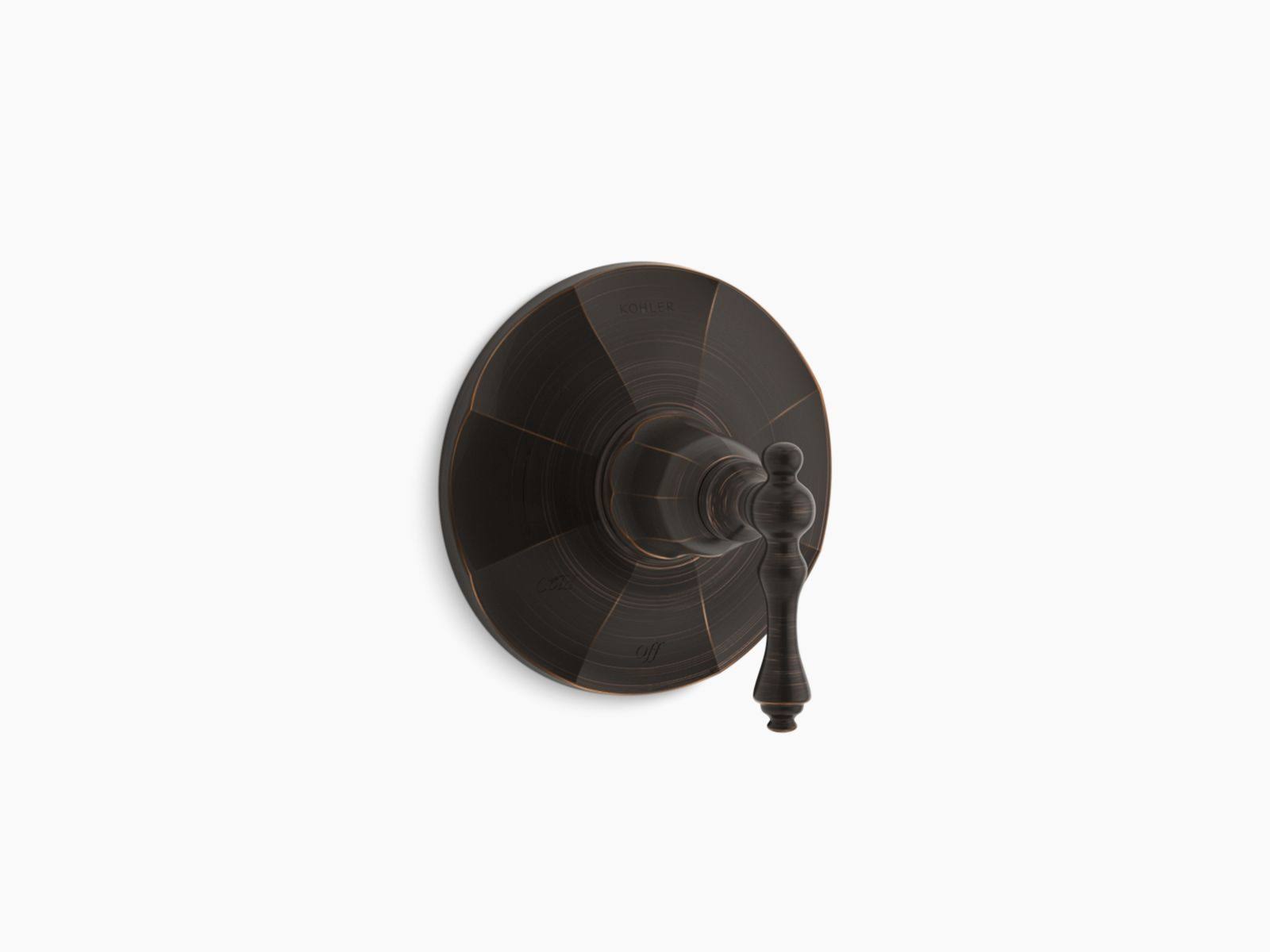 Oil-Rubbed Bronze Valve Trim with Lever Handle I363445